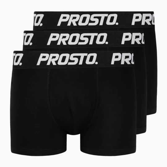 Zdjęcie produktu Bokserki męskie PROSTO Boxers 3 pary black