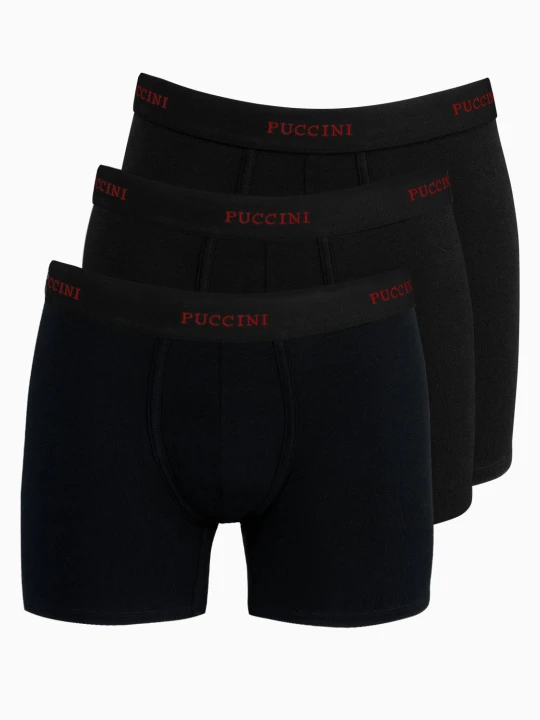 Zdjęcie produktu Bokserki męskie rozmiar M trzypak czarne Puccini