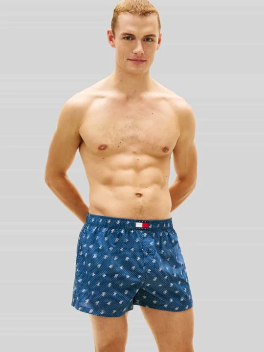 Zdjęcie produktu Bokserki o kroju regular fit z czystej bawełny w zestaw 3 szt. Tommy Hilfiger Czarny