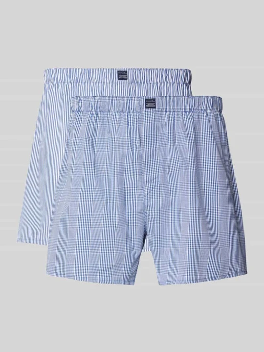 Zdjęcie produktu Bokserki o kroju relaxed fit z naszywką z logo w zestawie 2 szt. Christian Berg Królewski niebieski