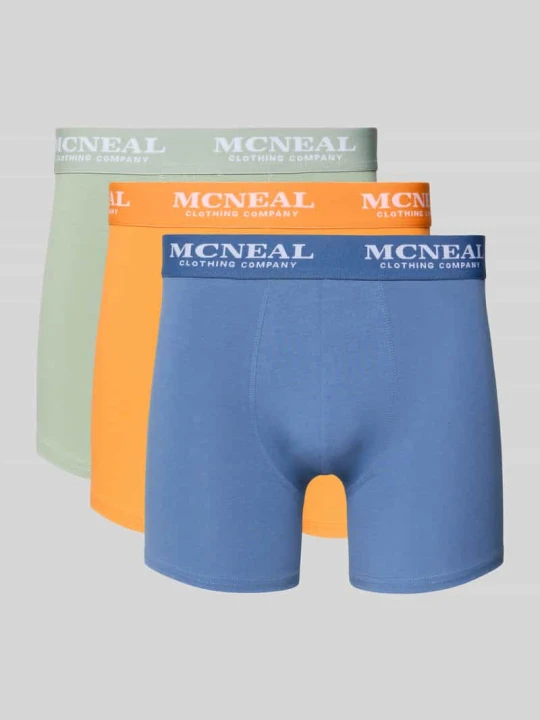 Zdjęcie produktu Bokserki o kroju slim fit z detalem z logo w zestawie 3 szt. MCNEAL Pomarańczowy
