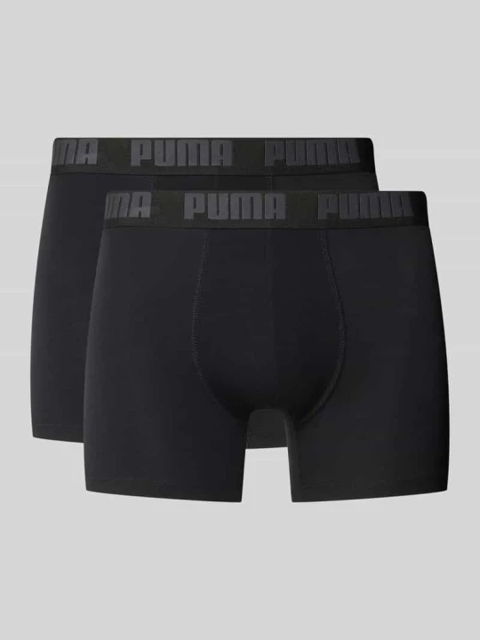 Zdjęcie produktu Bokserki o kroju slim fit z mieszanki bawełny w zestaw 2 szt. model 'EVERDAY' Puma czarny