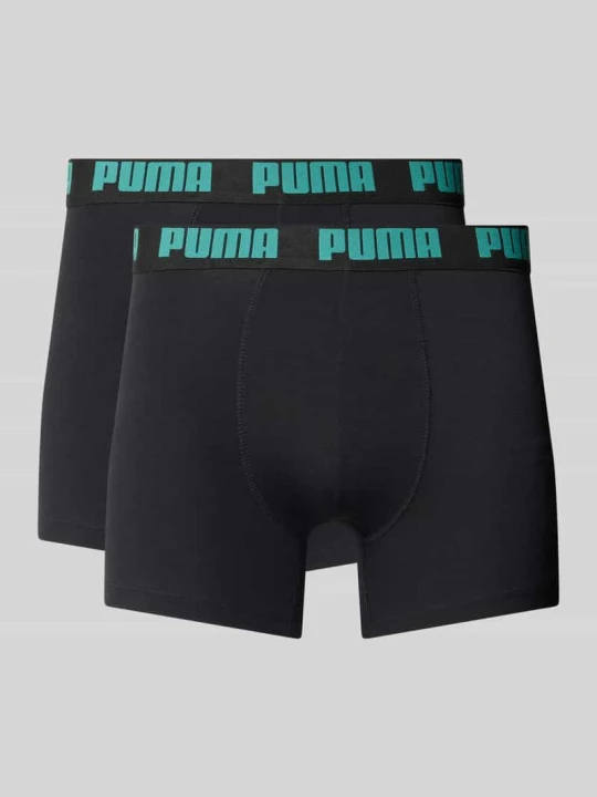 Zdjęcie produktu Bokserki o kroju slim fit z mieszanki bawełny w zestaw 2 szt. model 'EVERDAY' Puma Jasnoniebieski