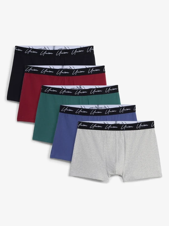 Zdjęcie produktu Bokserki o obcisłym kroju (5 szt.) BonPrix czarny