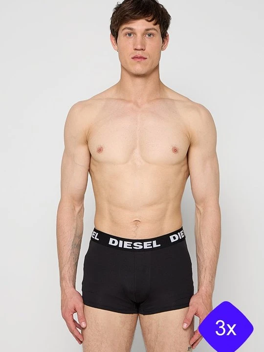 Zdjęcie produktu Bokserki z krótkimi nogawkami Diesel czarny