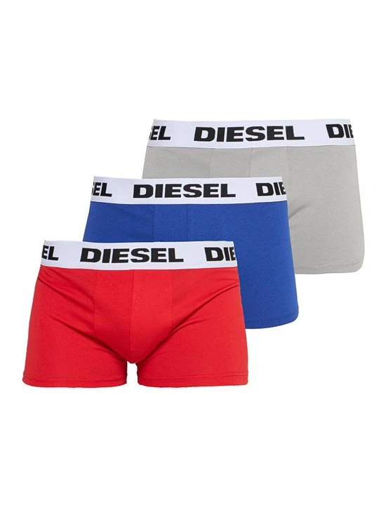 Zdjęcie produktu Bokserki z krótkimi nogawkami Diesel szary melanż