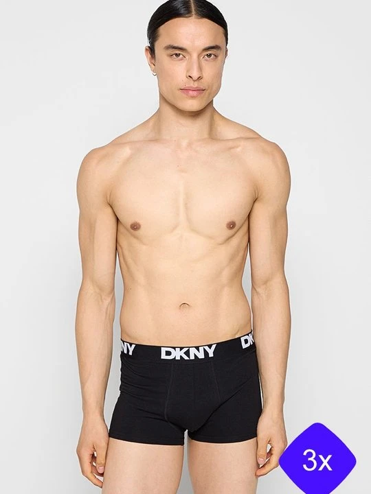 Zdjęcie produktu Bokserki z krótkimi nogawkami DKNY czarny