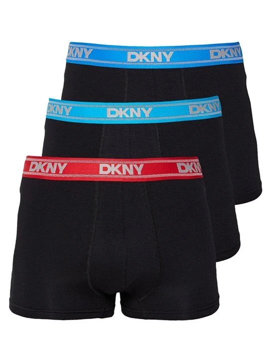 Zdjęcie produktu Bokserki z krótkimi nogawkami DKNY czarny