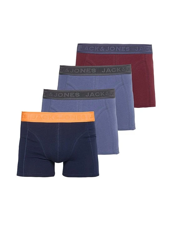 Zdjęcie produktu Bokserki z krótkimi nogawkami Jack&Jones bordowy