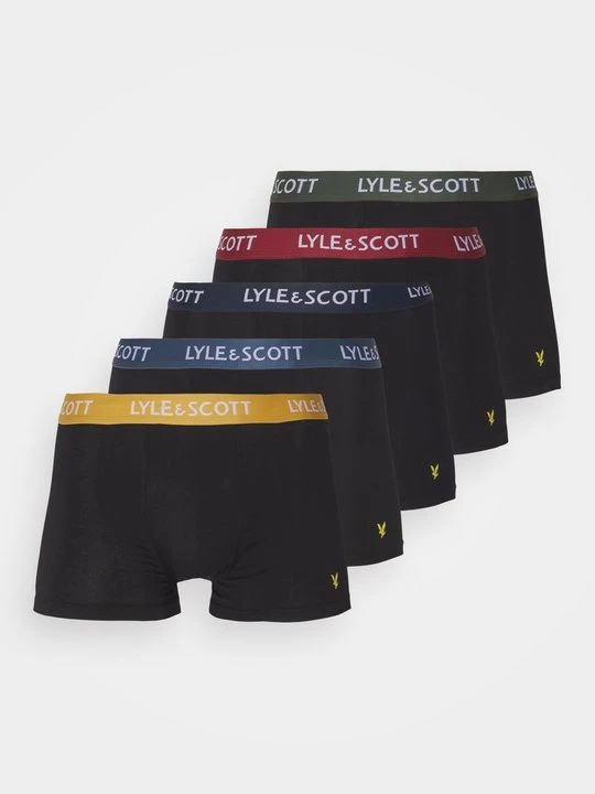 Zdjęcie produktu Bokserki z krótkimi nogawkami Lyle & Scott czarny