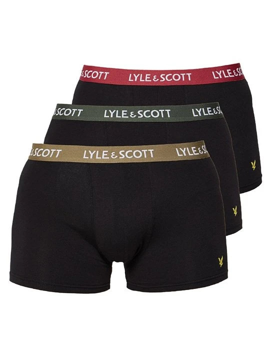 Zdjęcie produktu Bokserki z krótkimi nogawkami Lyle & Scott czarny