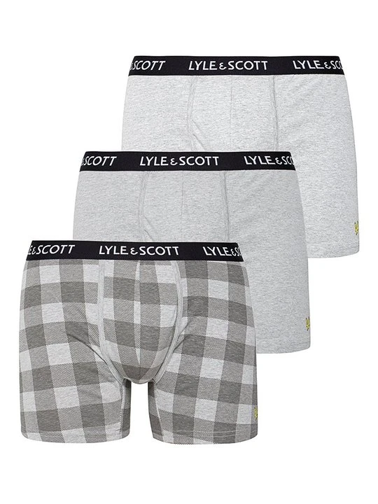Zdjęcie produktu Bokserki z krótkimi nogawkami Lyle & Scott szary