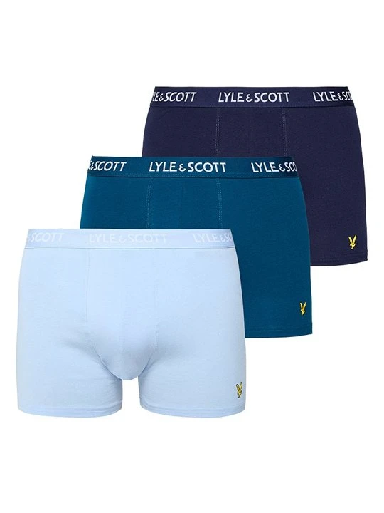 Zdjęcie produktu Bokserki z krótkimi nogawkami Lyle & Scott niebieski