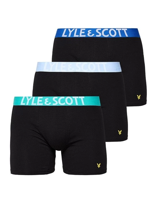 Zdjęcie produktu Bokserki z krótkimi nogawkami Lyle & Scott czarny