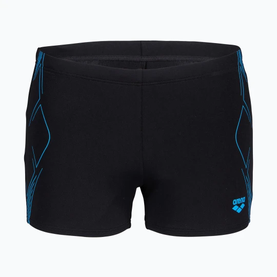 Zdjęcie produktu Bokserki pływackie męskie arena Graphic Swim Short black / turquoise