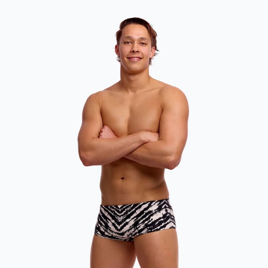 Zdjęcie produktu Bokserki pływackie męskie Funky Trunks Sidewinder Trunks fur elise Czarny