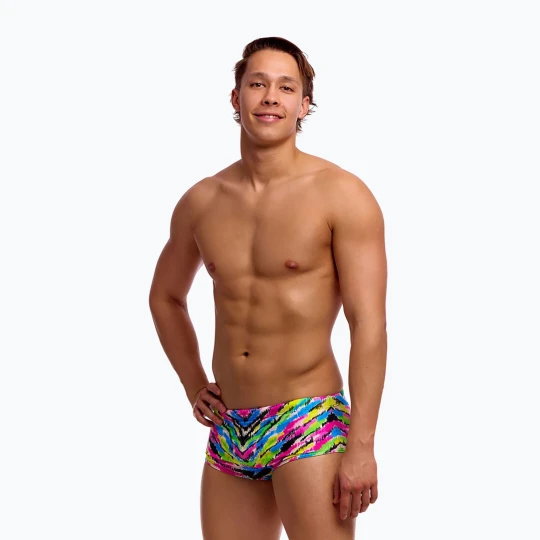 Zdjęcie produktu Bokserki pływackie męskie Funky Trunks Sidewinder Trunks happy hide