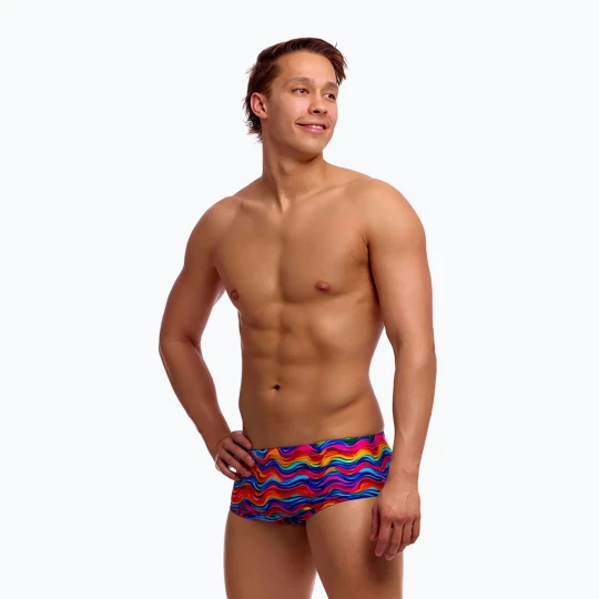 Zdjęcie produktu Bokserki pływackie męskie Funky Trunks Sidewinder Trunks plastic fantastic