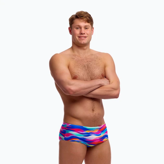 Zdjęcie produktu Bokserki pływackie męskie Funky Trunks Sidewinder Trunks royal wave