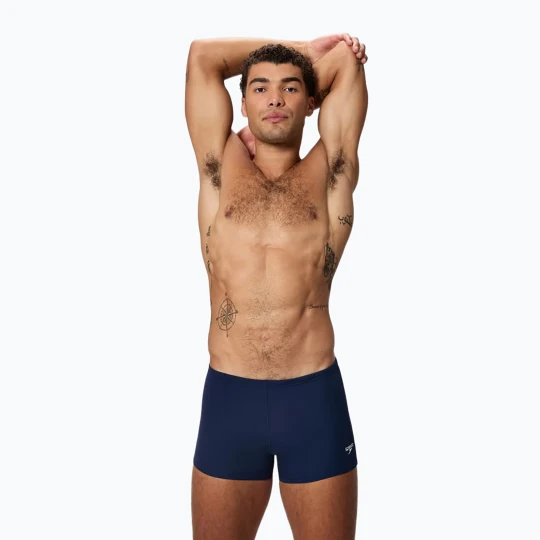 Zdjęcie produktu Bokserki pływackie męskie Speedo Endurance+ Logo Aquashort peacoat Granatowy