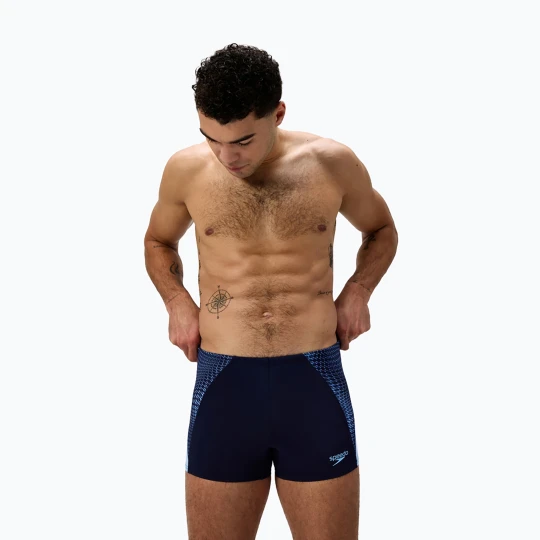 Zdjęcie produktu Bokserki pływackie męskie Speedo Endurance+ MAX Splice Aquashort navy/sugar blue Granatowy