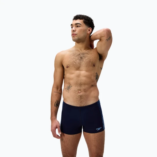 Zdjęcie produktu Bokserki pływackie męskie Speedo Endurance+ Tech Panel Aquashort navy/sugar blue Granatowy