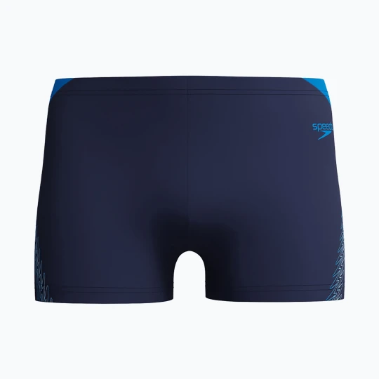 Zdjęcie produktu Bokserki pływackie męskie Speedo Hyper Boom Splice true peacoat / lagoon blue Czarny