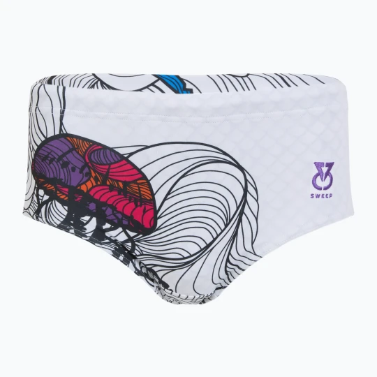 Zdjęcie produktu Bokserki pływackie męskie SWEEP Aqua Medusa biały