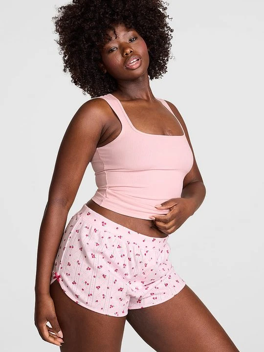 Zdjęcie produktu Bokserki pointelle z kokardką Victoria's Secret