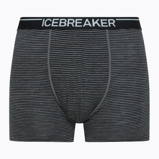 Zdjęcie produktu Bokserki termoaktywne męskie icebreaker Anatomica gritstone hthr Szary