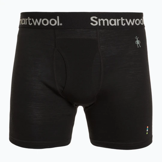 Zdjęcie produktu Bokserki termoaktywne męskie Smartwool Merino Boxer Brief Boxed black