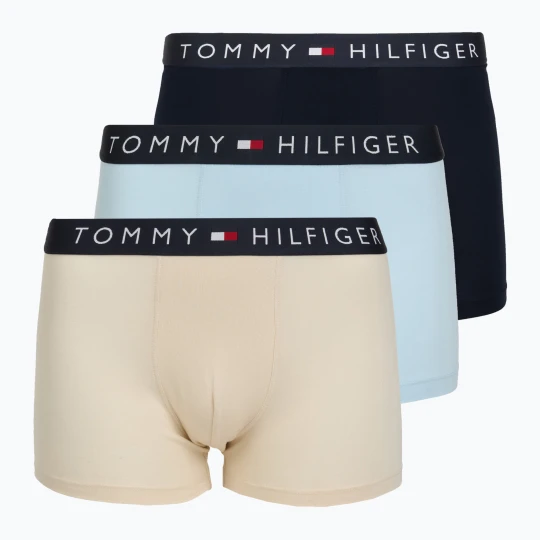 Zdjęcie produktu Bokserki Tommy Hilfiger Trumk 3 pary desert sky/muslin/keep blue