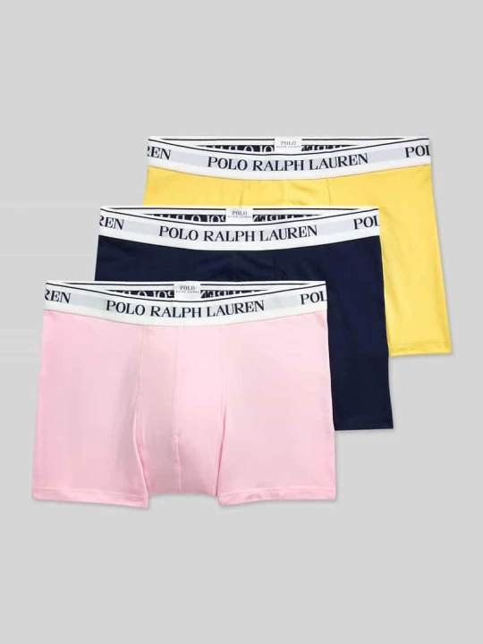 Zdjęcie produktu Bokserki w kroju skinny fit z mieszanki bawełny, 3‑pak Polo Ralph Lauren Różowy