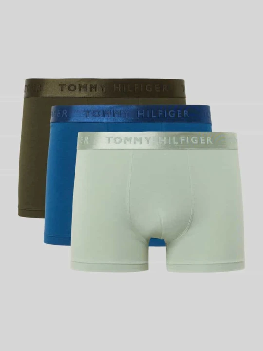 Zdjęcie produktu Bokserki w kroju slim fit z mieszanki modalu, 3‑pak Tommy Hilfiger Granatowy