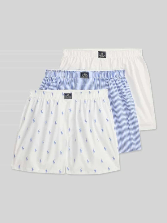 Zdjęcie produktu Bokserki w zestaw 3 szt. z czystej bawełny Polo Ralph Lauren Biały