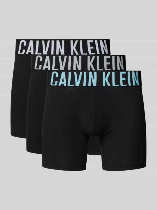 Zdjęcie produktu Bokserki w Zestaw 3 szt. z Elastyczny pasek z logo Calvin Klein Czarny