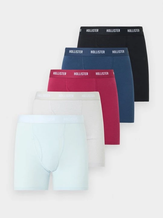 Zdjęcie produktu Bokserki z długimi nogawkami Hollister Co. czerwony