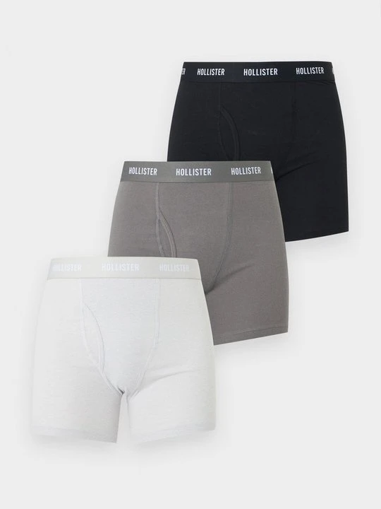 Zdjęcie produktu Bokserki z długimi nogawkami Hollister Co. szary