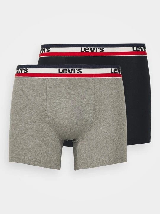 Zdjęcie produktu Bokserki z długimi nogawkami Levi's szary