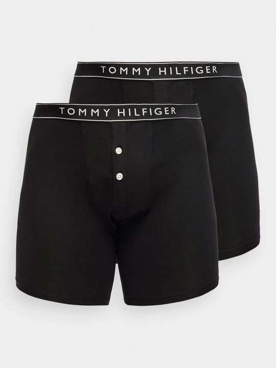 Zdjęcie produktu Bokserki z długimi nogawkami Tommy Hilfiger czarny