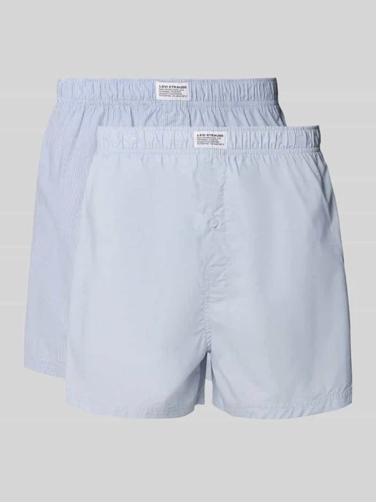 Zdjęcie produktu Bokserki z elastycznym pasem, 2‑pak Levi's Jasnoniebieski