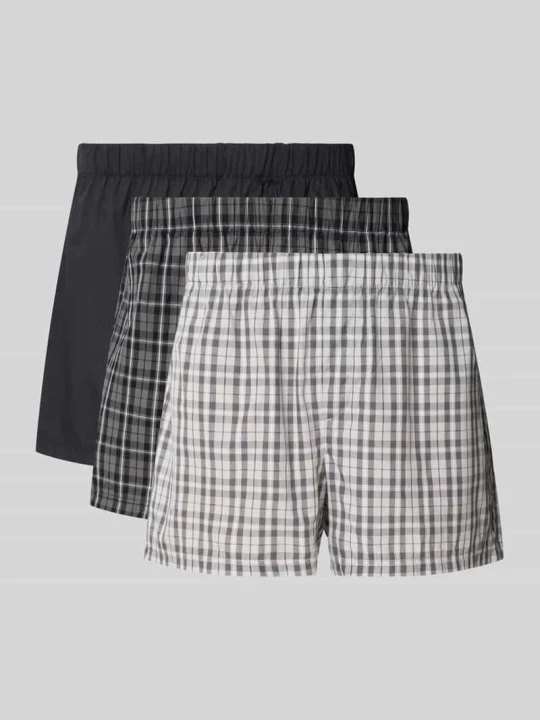 Zdjęcie produktu Bokserki z elastycznym pasem w zestawie 3 szt. model ‘MILANO’ Jack&Jones Khaki