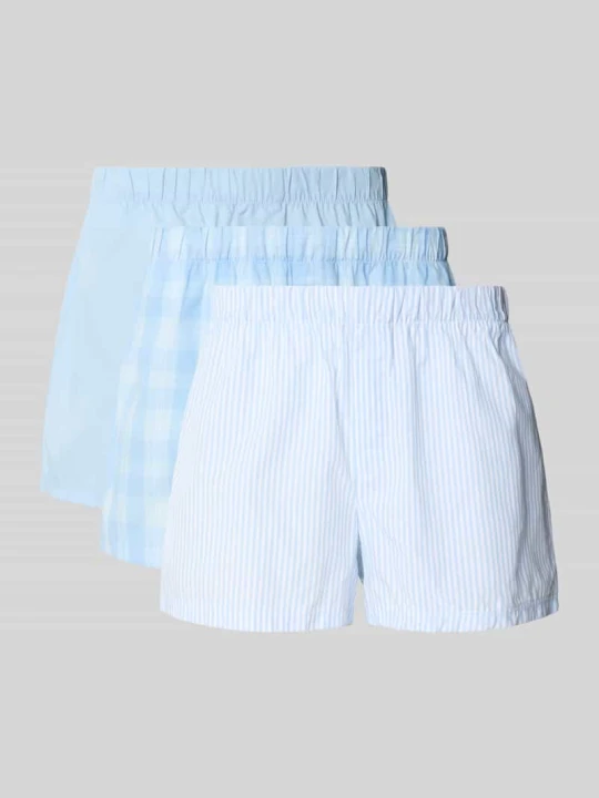 Zdjęcie produktu Bokserki z elastycznym pasem w zestawie 3 szt. model ‘MILANO’ Jack&Jones Granatowy