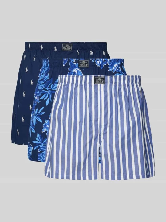 Zdjęcie produktu Bokserki z elastycznym pasem w Zestaw 3 szt. Polo Ralph Lauren Niebieski