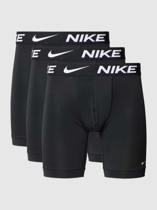Zdjęcie produktu Bokserki z elastycznym paskiem z logo Nike Czarny