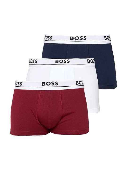 Zdjęcie produktu Bokserki z krótkimi nogawkami Boss ciemnoczerwony