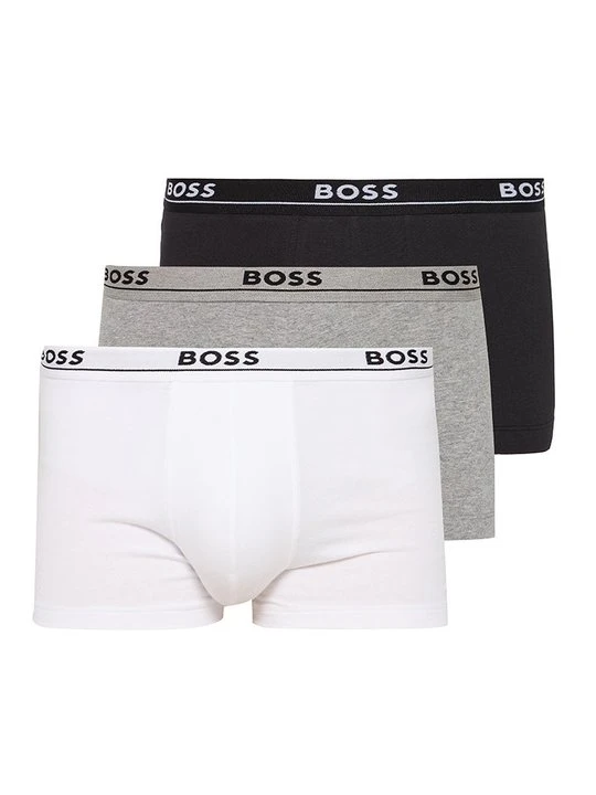 Zdjęcie produktu Bokserki z krótkimi nogawkami Boss czarny melanż