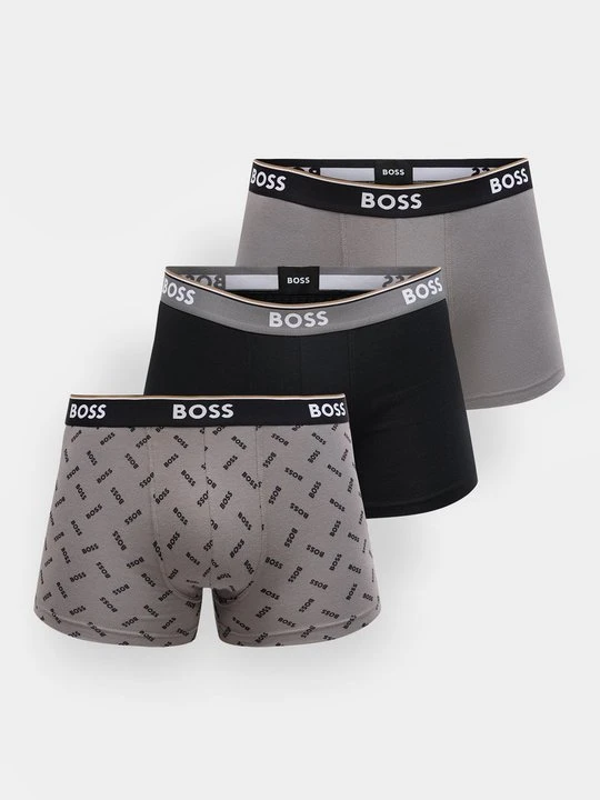 Zdjęcie produktu Bokserki z krótkimi nogawkami Boss szary
