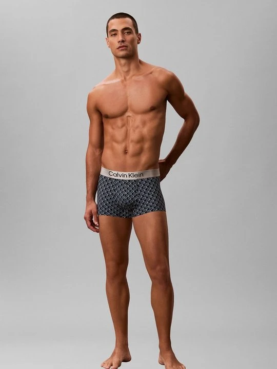 Zdjęcie produktu Bokserki z krótkimi nogawkami Calvin Klein metaliczny niebieski
