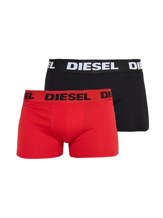 Zdjęcie produktu Bokserki z krótkimi nogawkami Diesel ciemnoczerwony
